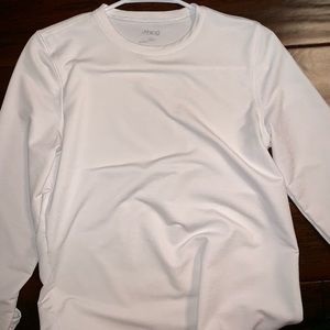 (XL 18-20) Boys BCG White Performance Long-Sleeve